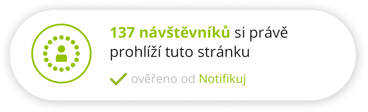 Notifikace Aktuální návštěvníci | Notifikuj.cz